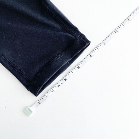 NWOT Carly Jean Los Angeles Womens Mid-Rise Split hole Legging Black Large - Picture 6 of 11